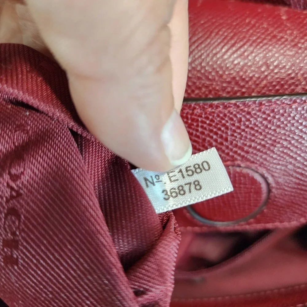 Coach Bordeaux Red Stanton Carryall